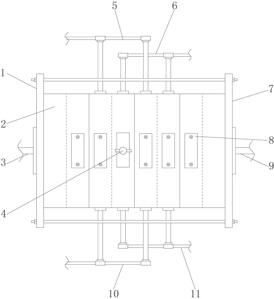 Salting electrodialysis device and use method thereof