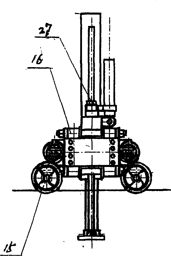 Hydraulic switches track-lifting and shifting machine