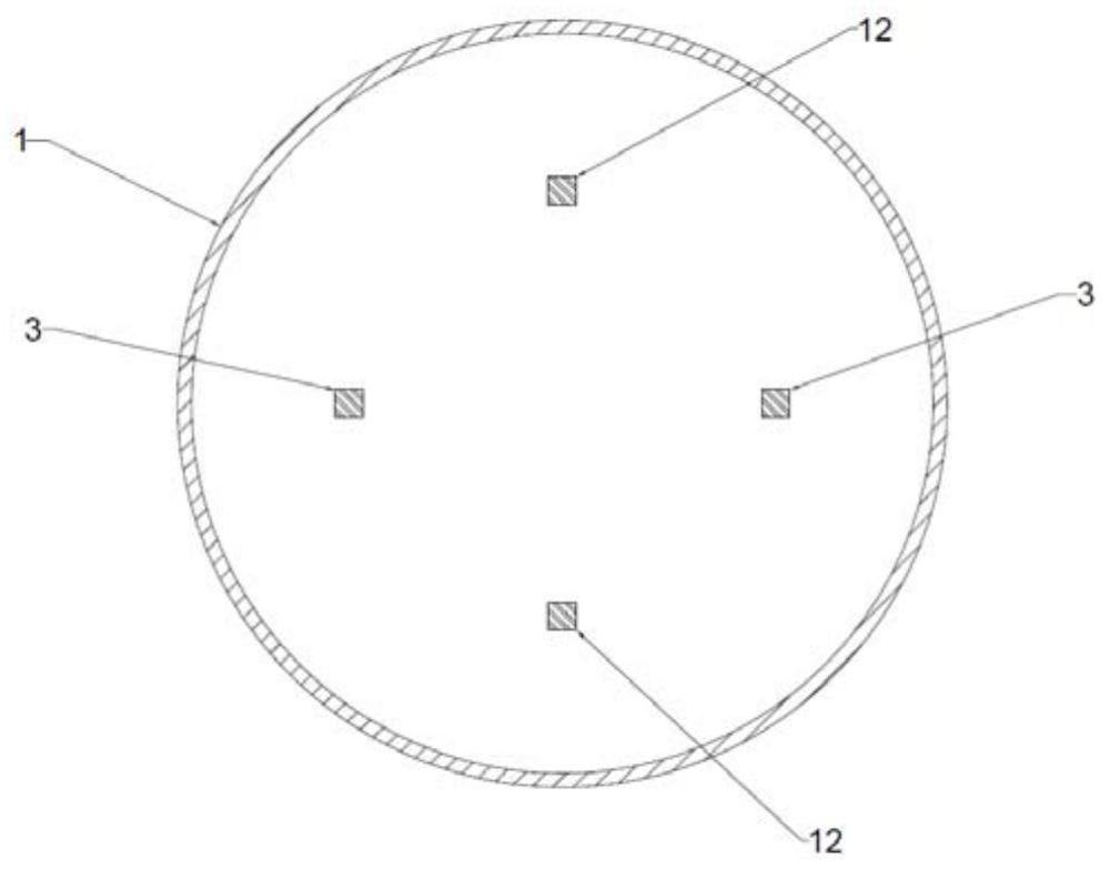 Titanium alloy surface ion carbonitriding treatment device