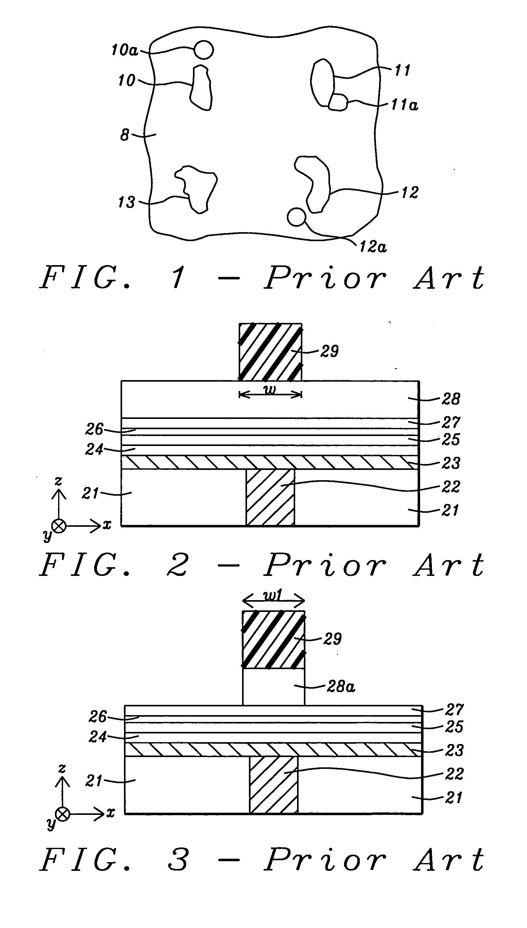 Bi-layer hard mask for the patterning and etching of nanometer size MRAM devices