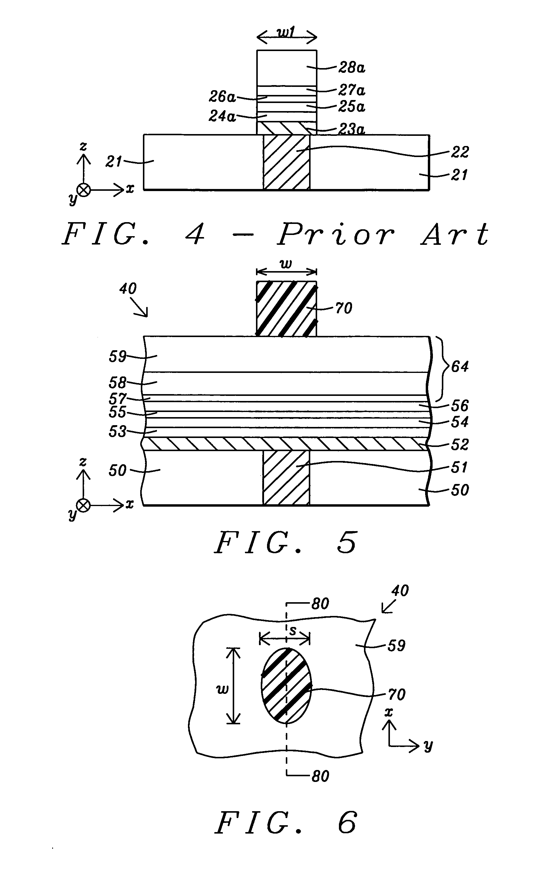 Bi-layer hard mask for the patterning and etching of nanometer size MRAM devices