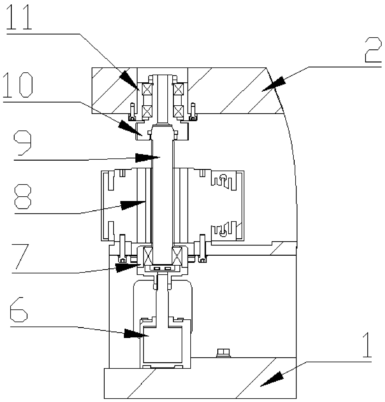 Continuous type station positioning device for multi-station polishing machine