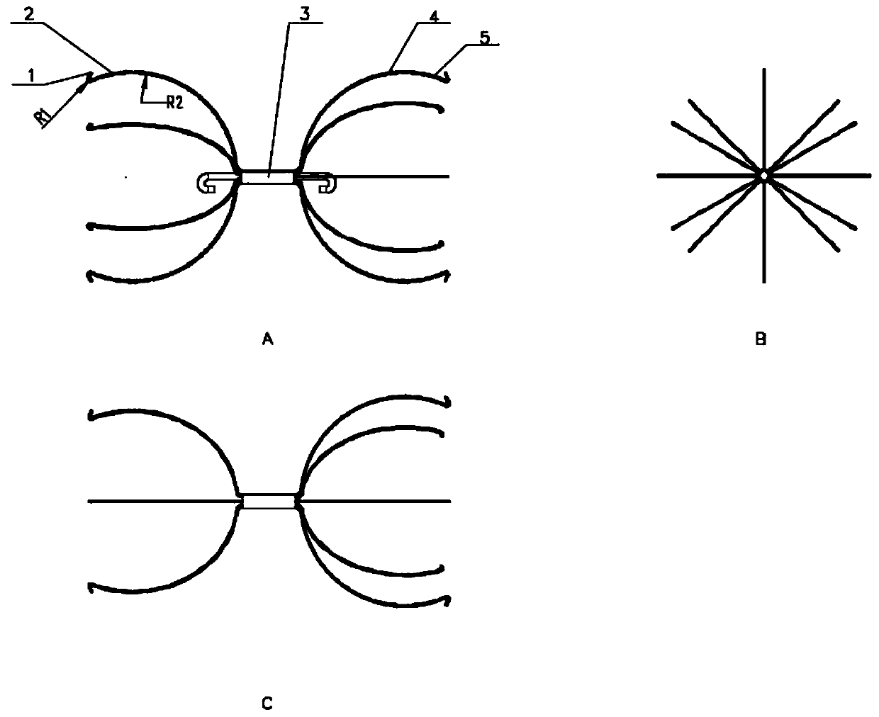 Open vena cava filter