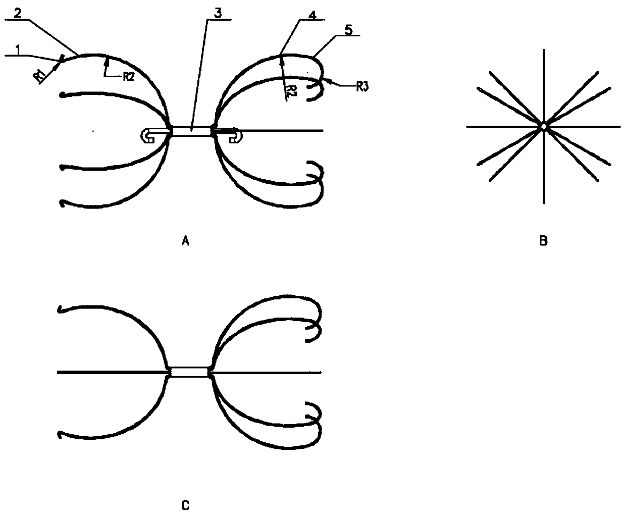 Open vena cava filter