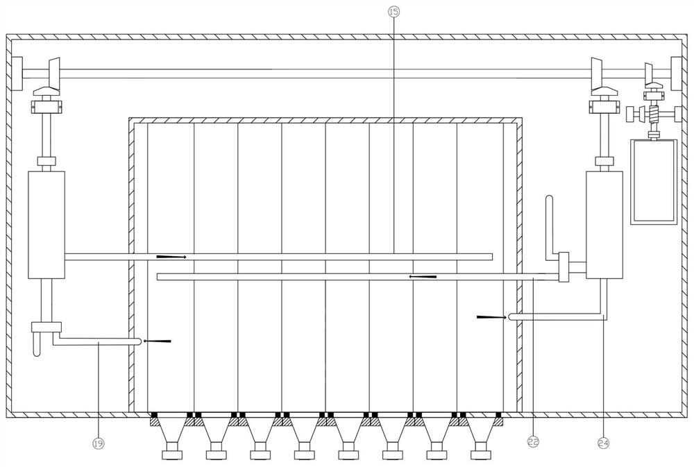 Water bath heat exchange type hydrogen storage device for hydrogen kinetic energy engine vehicle