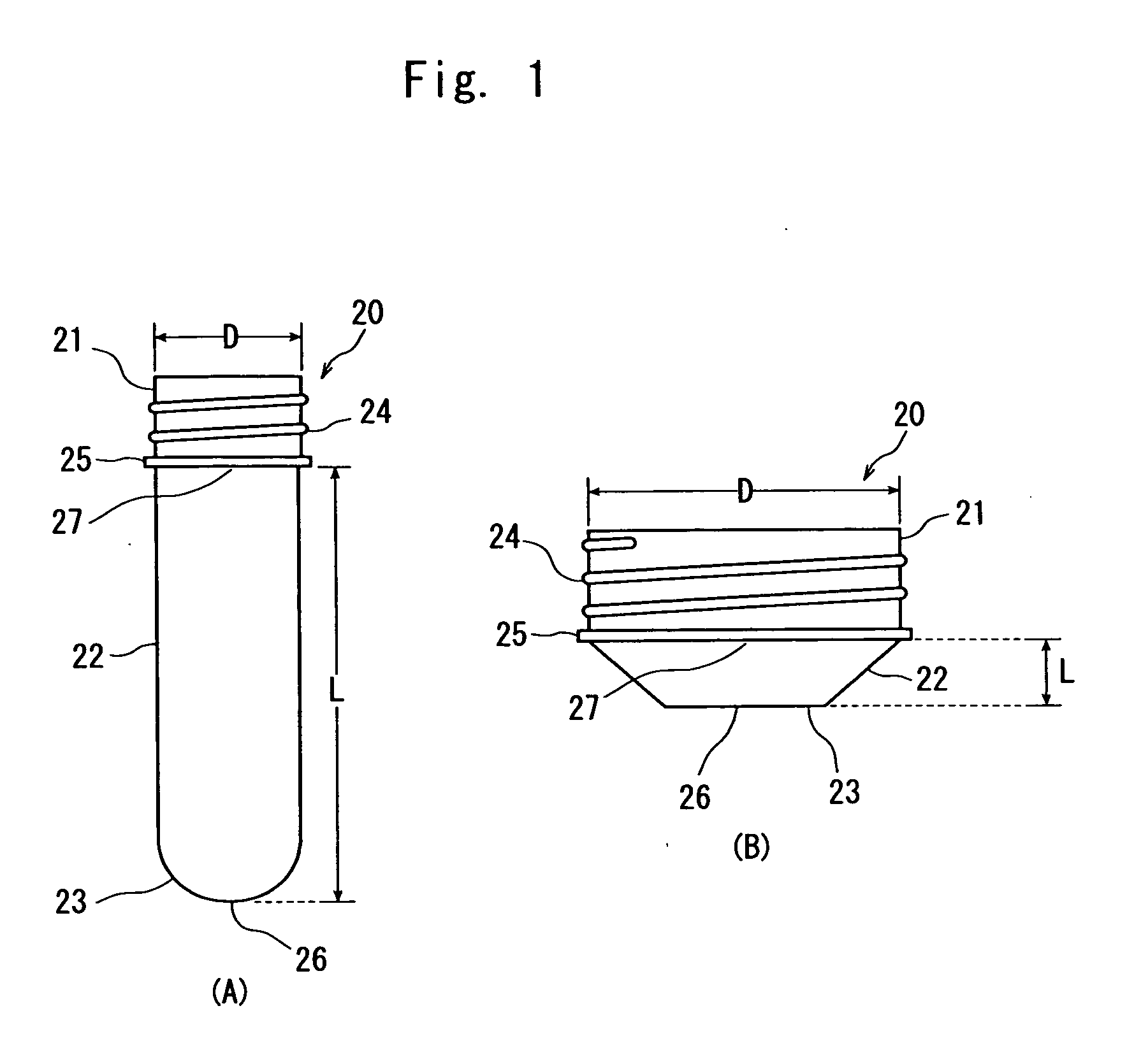 Preform and Blow-Formed Container Made from the Preform