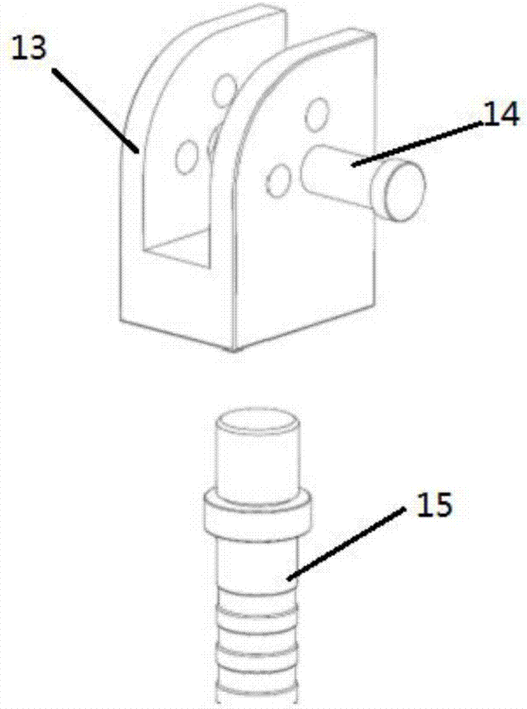 Rapid teaching experiment antenna E-H surface test conversion device