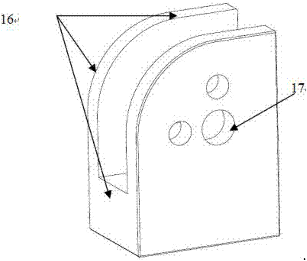 Rapid teaching experiment antenna E-H surface test conversion device