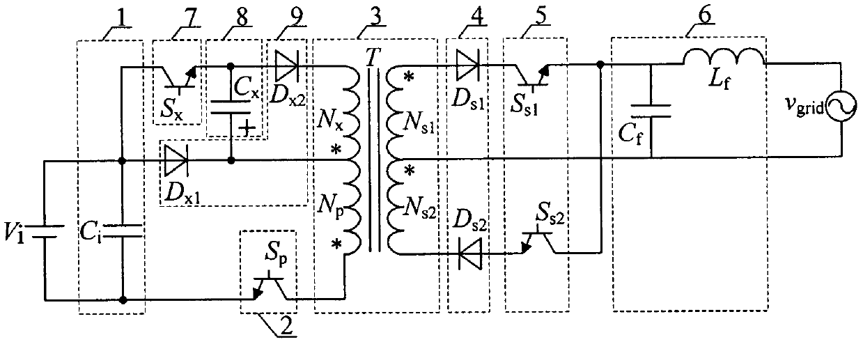 A Micro Photovoltaic Grid-Connected Inverter Based on Flyback Circuit and Active Ripple Suppression