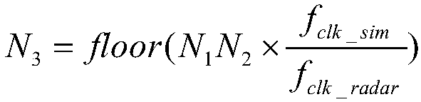 Radar echo Doppler frequency coherent simulation method based on real-time frequency measurement