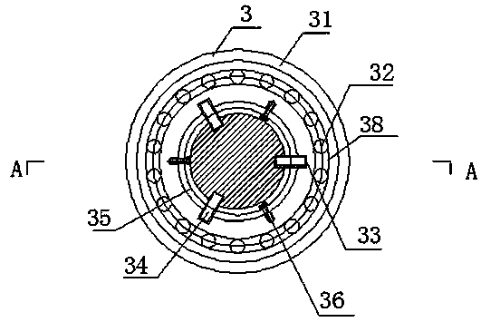 Occlusion pile flat cage hoisting-placing deviation-rectifying device