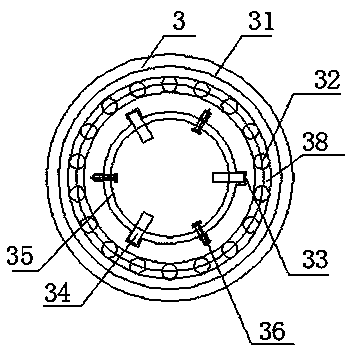 Occlusion pile flat cage hoisting-placing deviation-rectifying device