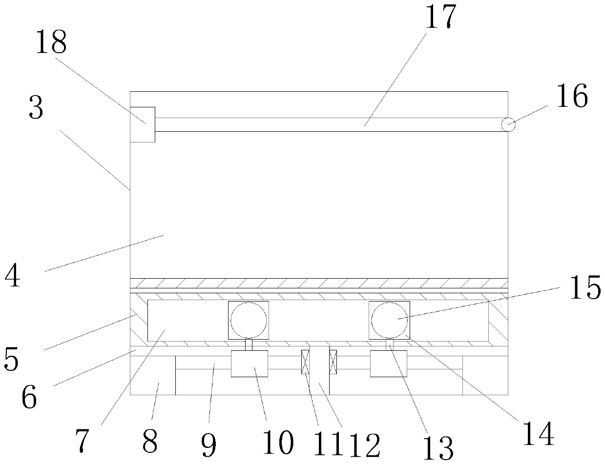 Pneumatic window-breaking clamping device at top end of rescue aerial ladder truck