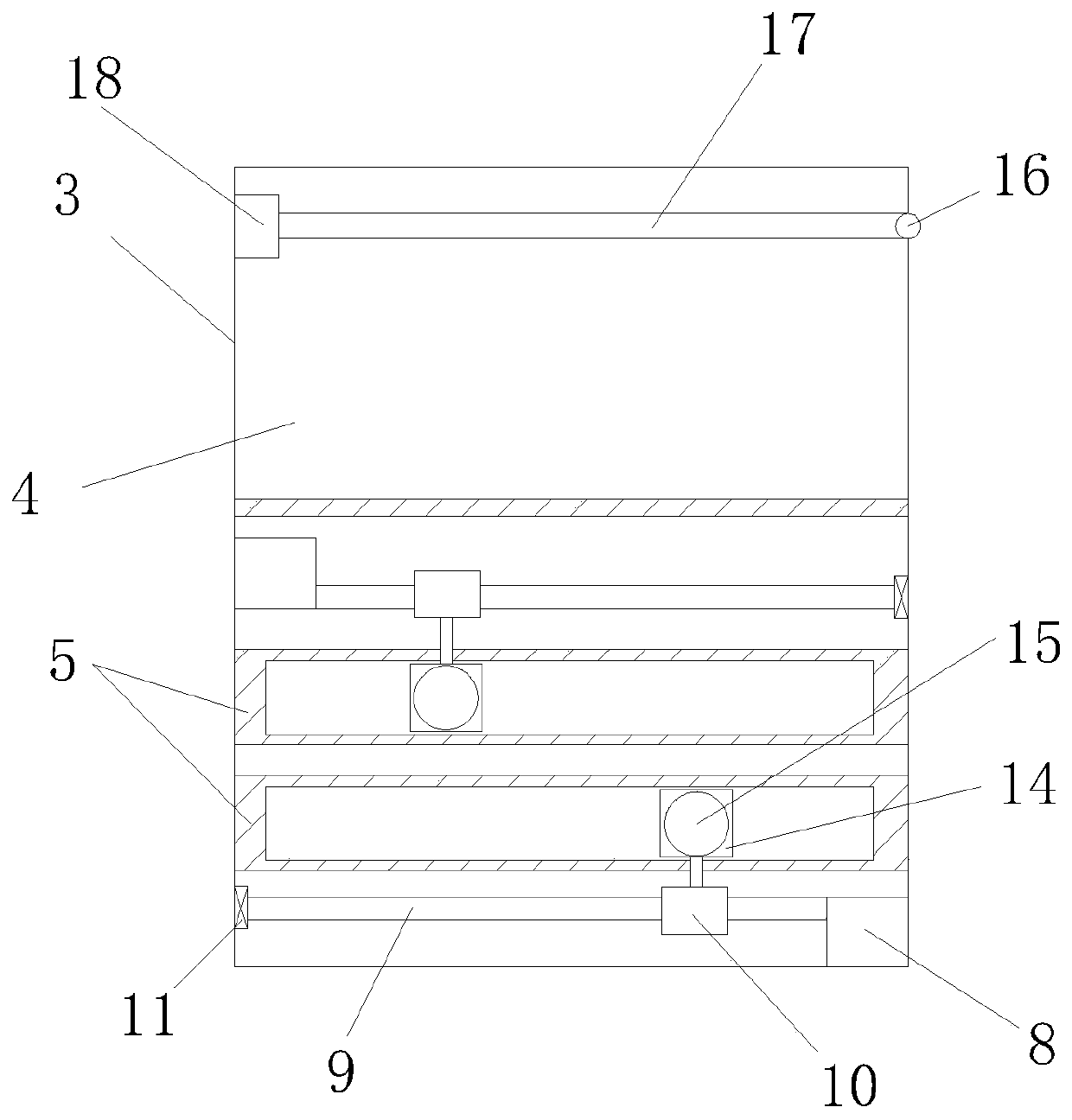 Pneumatic window-breaking clamping device at top end of rescue aerial ladder truck