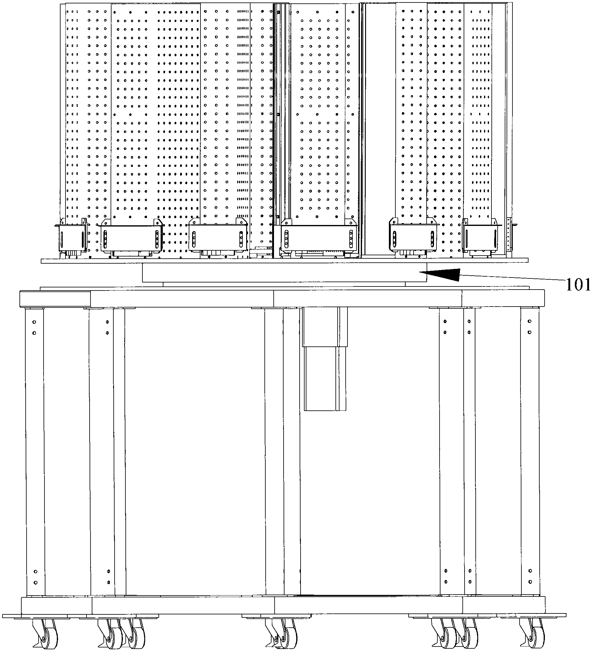 Rotary automatic medicine delivery machine