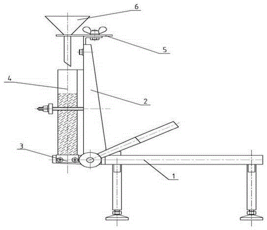 Test method for penetration effect of emulsified asphalt in permeable layer