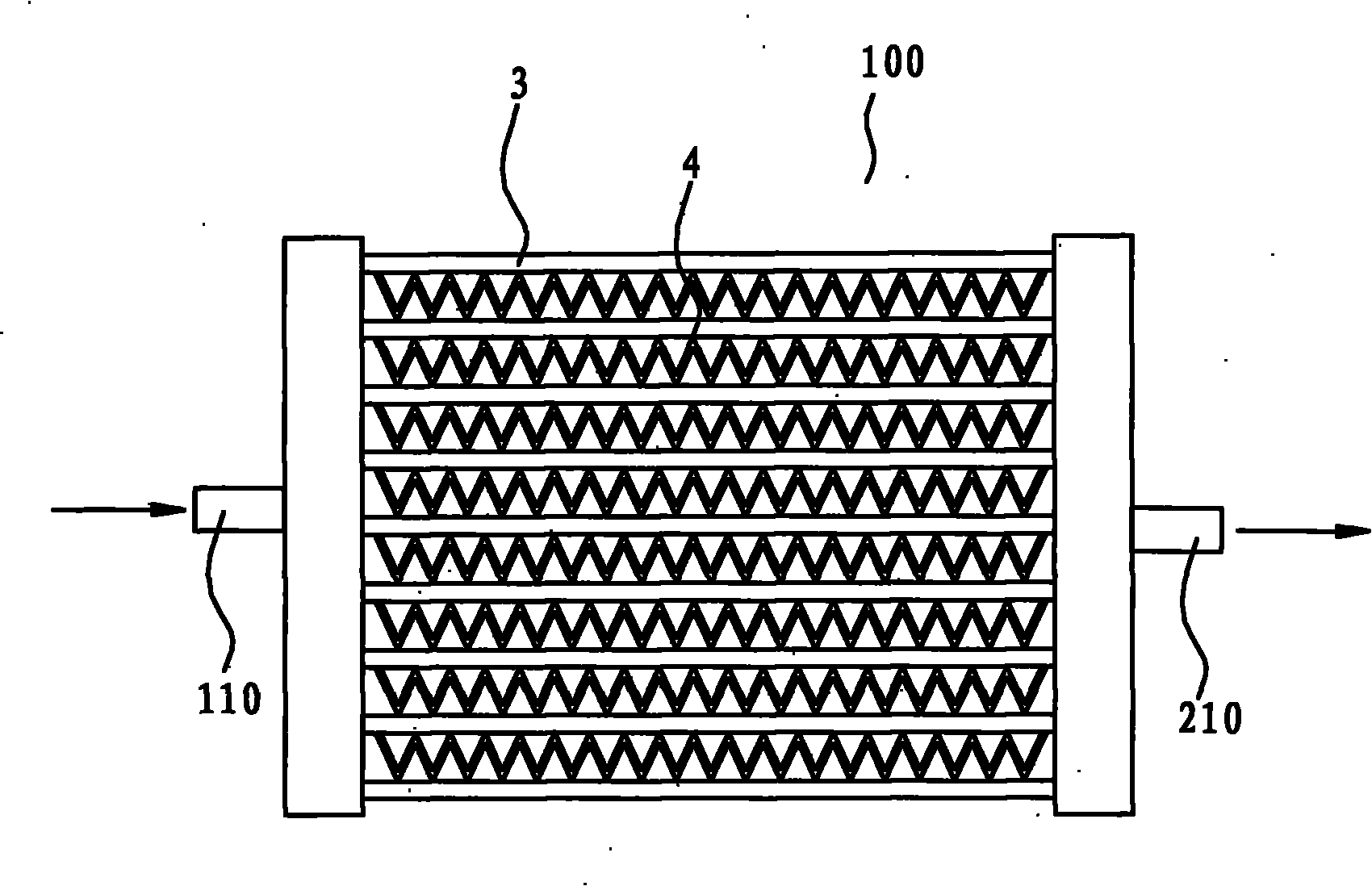 Heat exchanger with improved heat exchange property