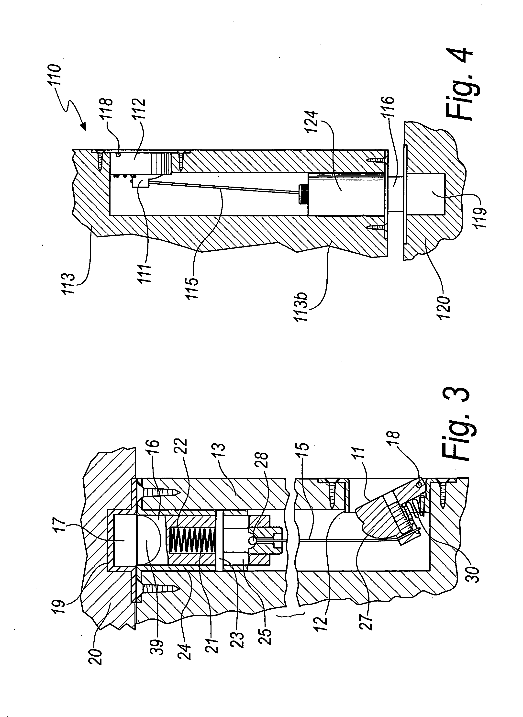 Device for locking second leaves in the closed configuration