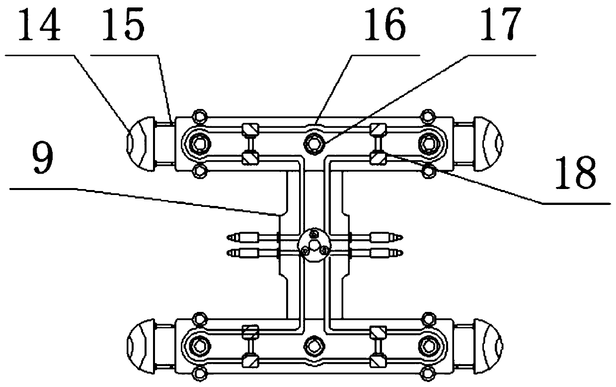 A hot runner mold with multiple hot gates