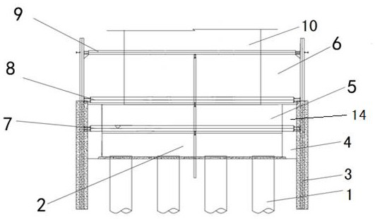 Steel sheet pile cofferdam supporting and anti-collision conversion structure and construction method