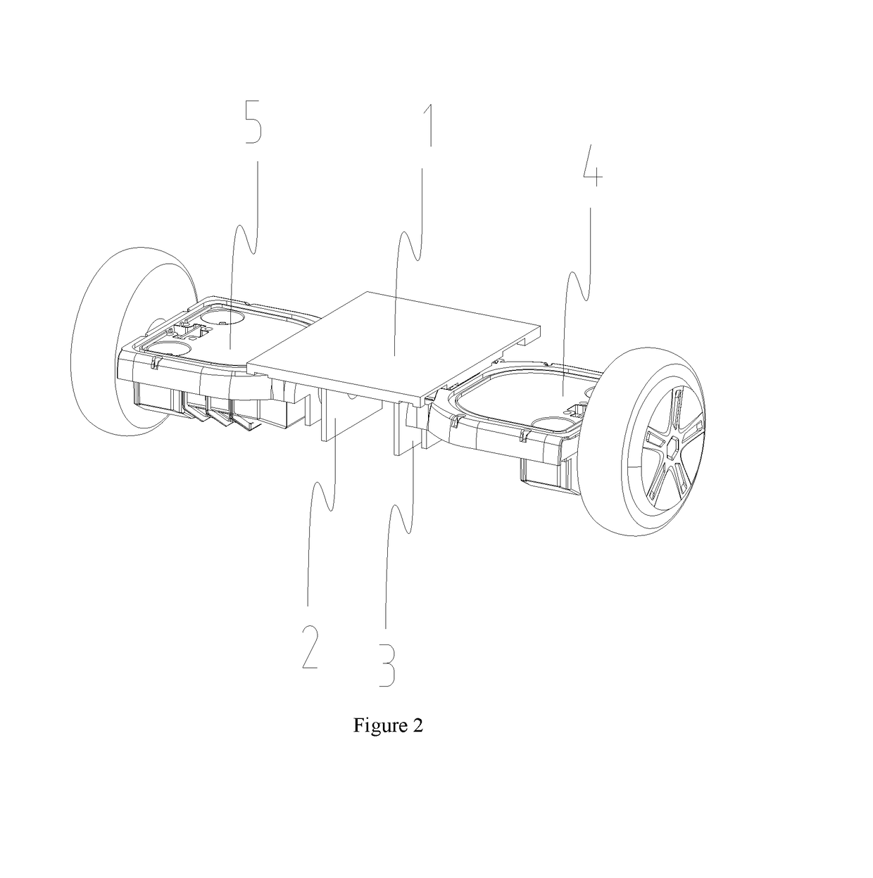 Two-wheeled balancing electric vehicle