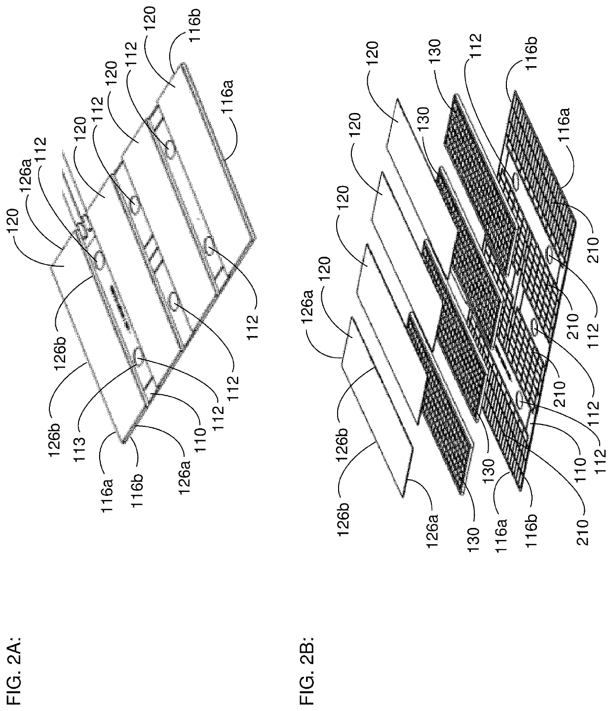 Thermoelectric device having a plurality of sealing materials