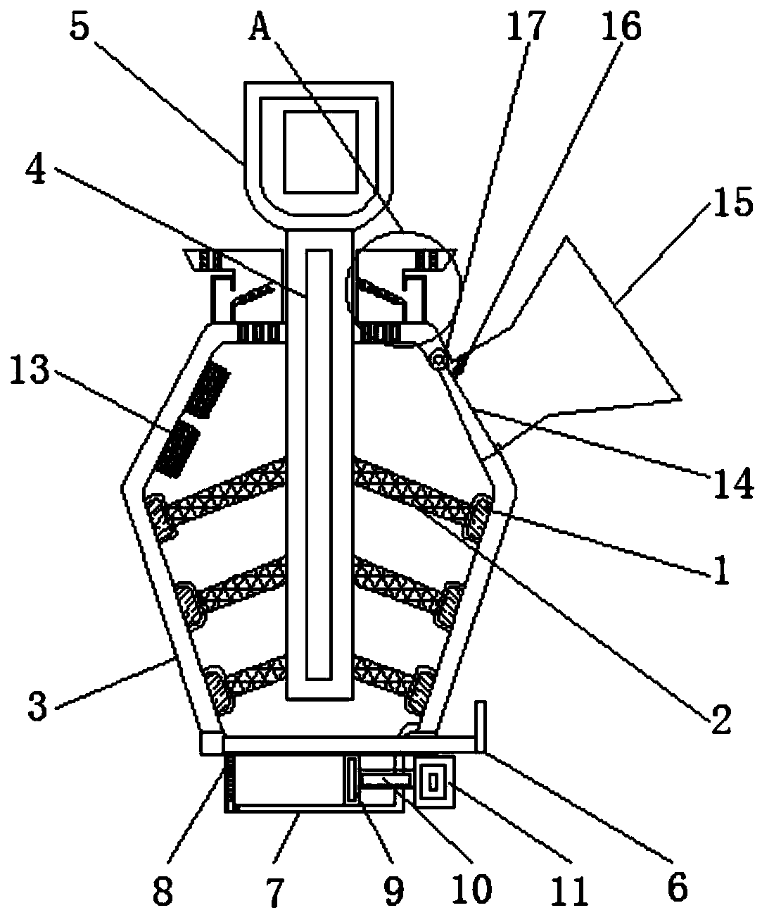 Bio-organic fertilizer fermentation device