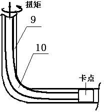 Horizontal well reversing clamping release method