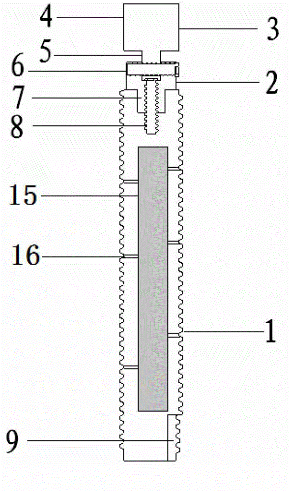 Cheek bone implanting device capable of regulating angle randomly