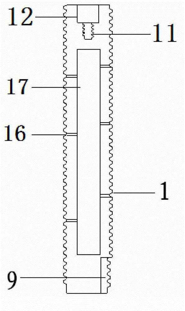 Cheek bone implanting device capable of regulating angle randomly