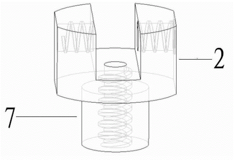 Cheek bone implanting device capable of regulating angle randomly