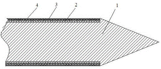 Humid environment earthen site slump damage flexible drainage bamboo fiber rod reinforcement method