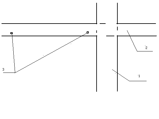 Main road priority signal light