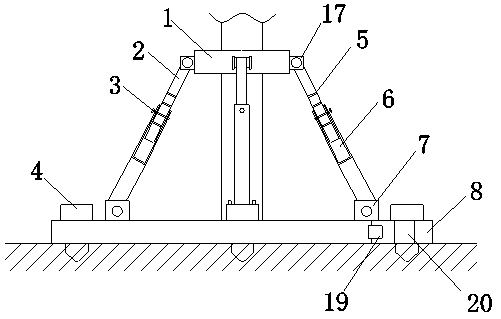 Tree-tipping prevention device for garden plants