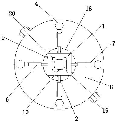 Tree-tipping prevention device for garden plants