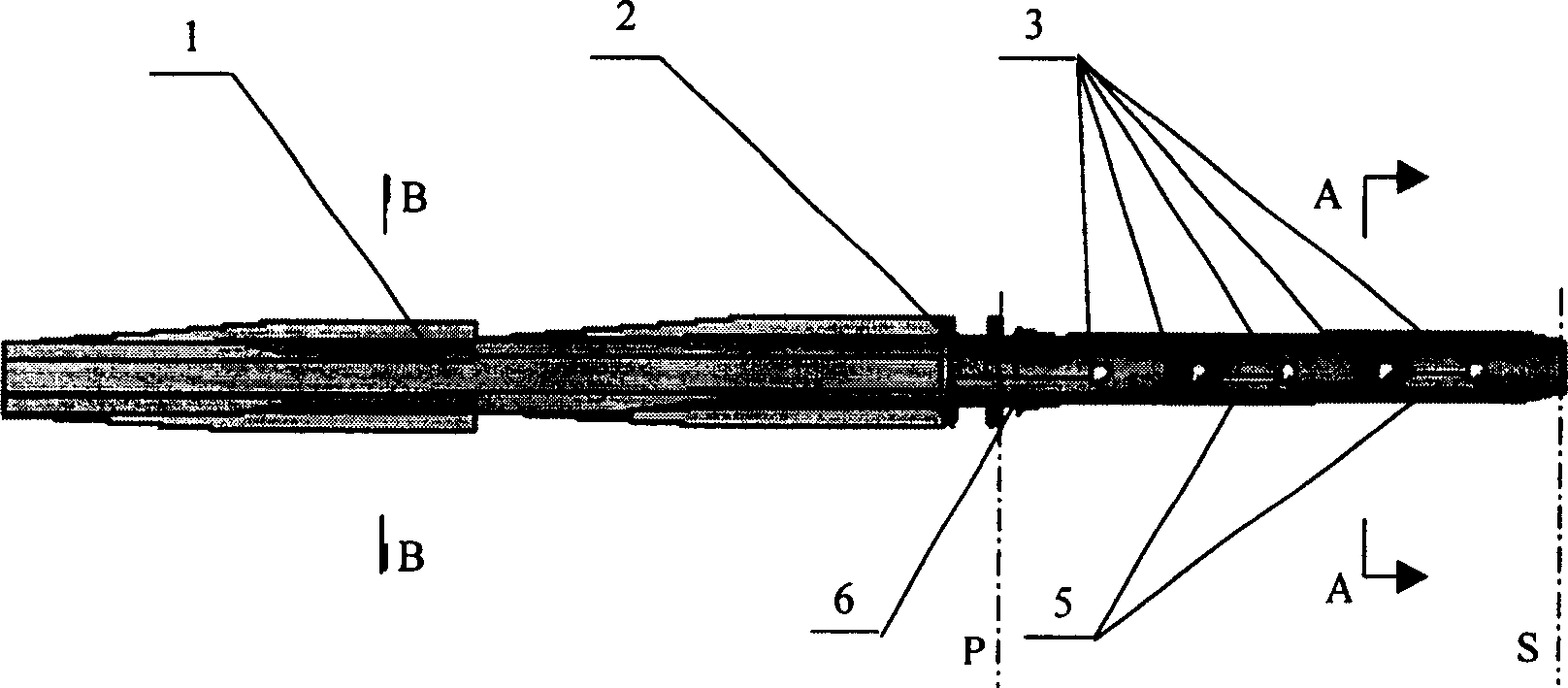 Inserting pole type irrigation device