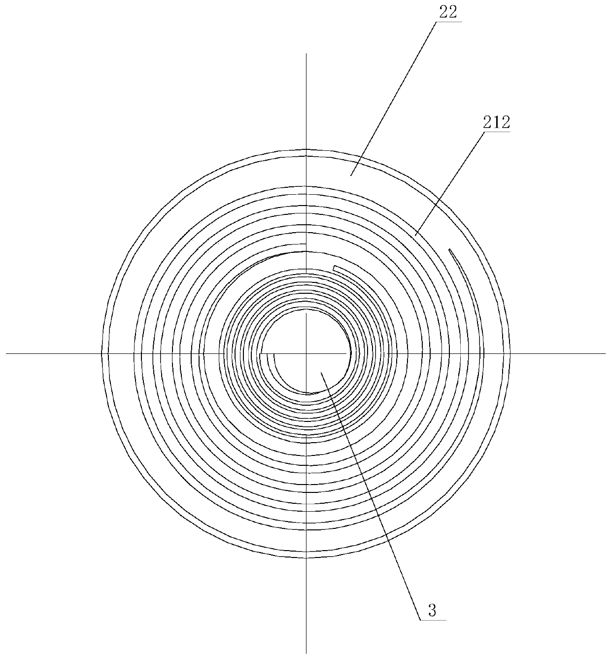 Small-diameter shaft shoulder stirring head