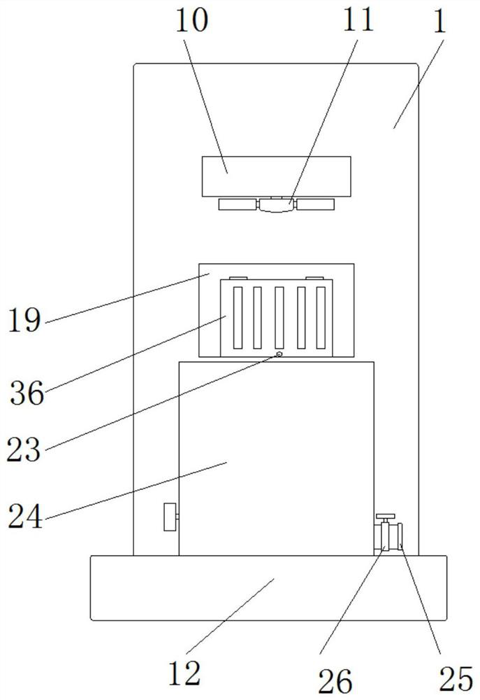 Healthy food container airtightness automatic detection device