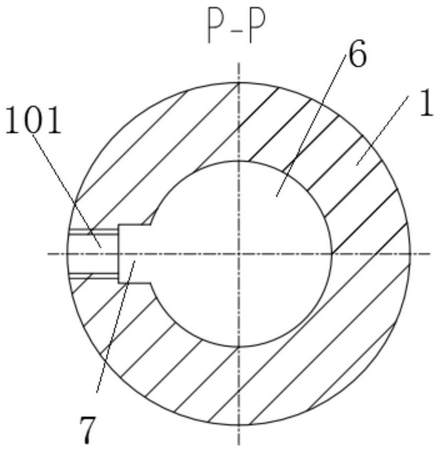 Pump shaft structure