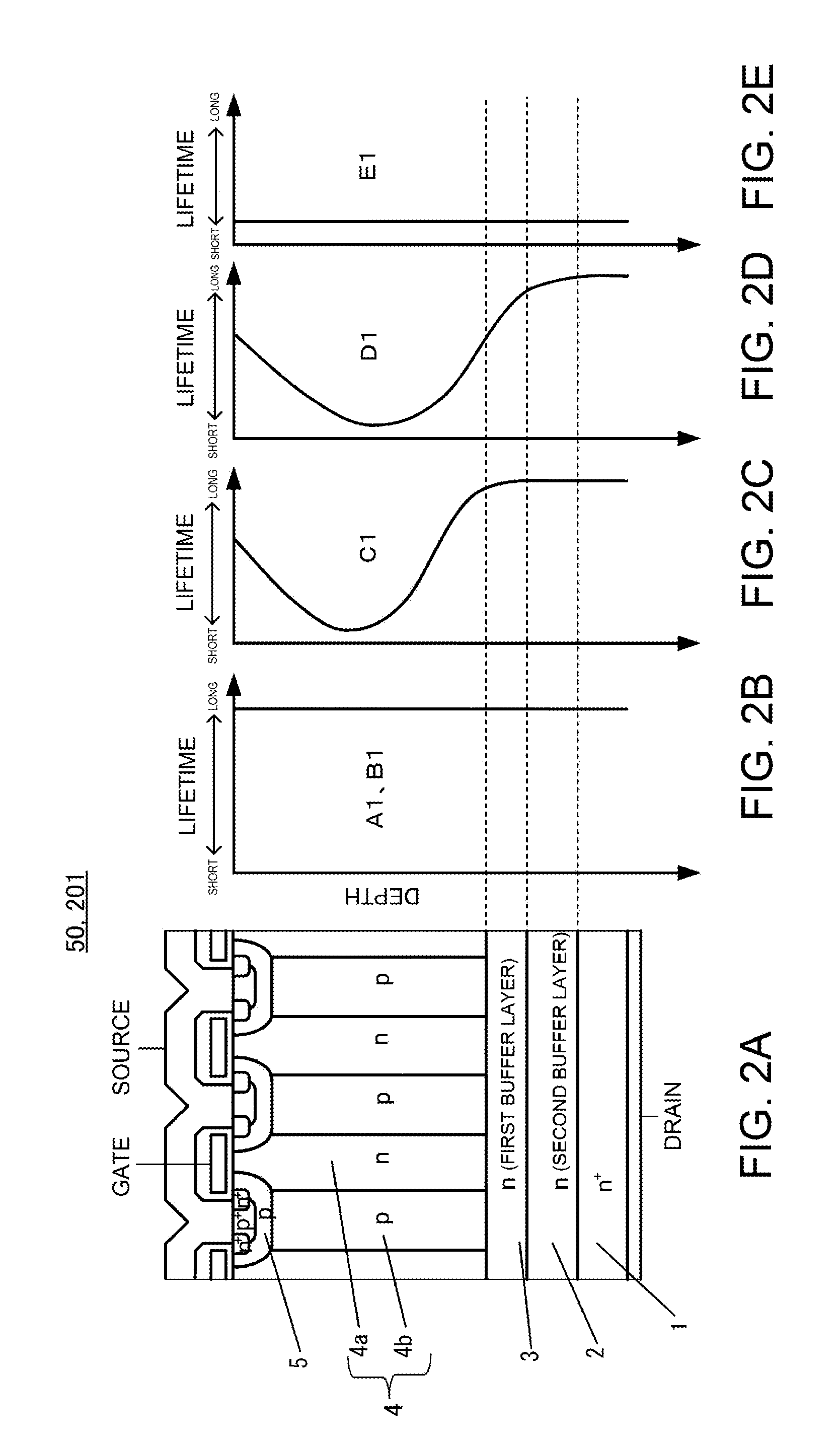 Super junction mosfet, method of manufacturing the same, and complex semiconductor device