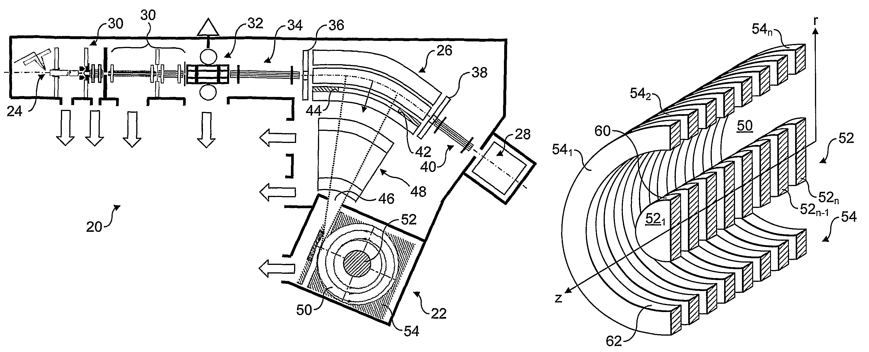 Multi-electrode ion trap