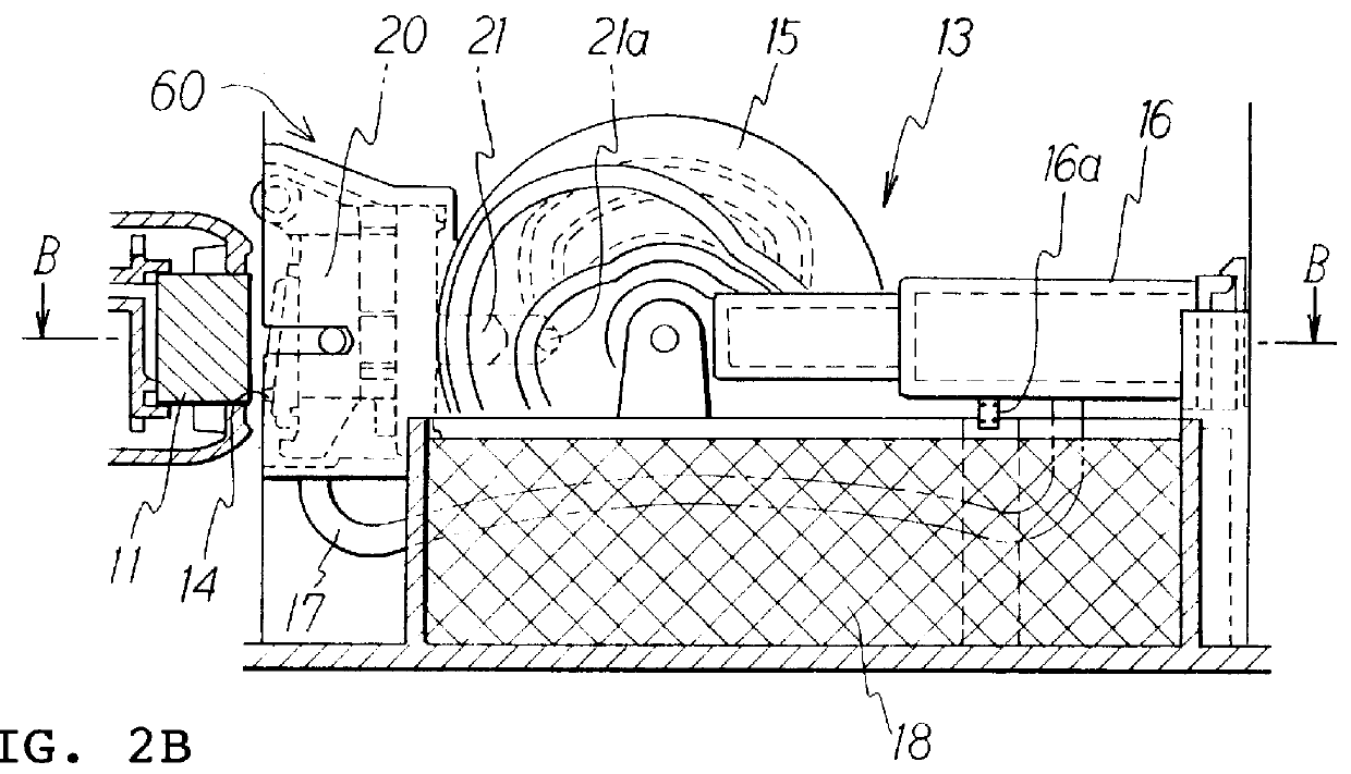 Apparatus for recovering an ink jet head and ink jet recorder including the same