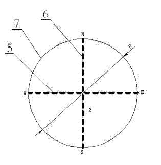 Method and device for detecting geological flaws at bottom of foundation pile holes through geological radar