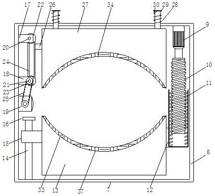 Welding pipe cutting machine for preventing vertical shaking of welding pipes