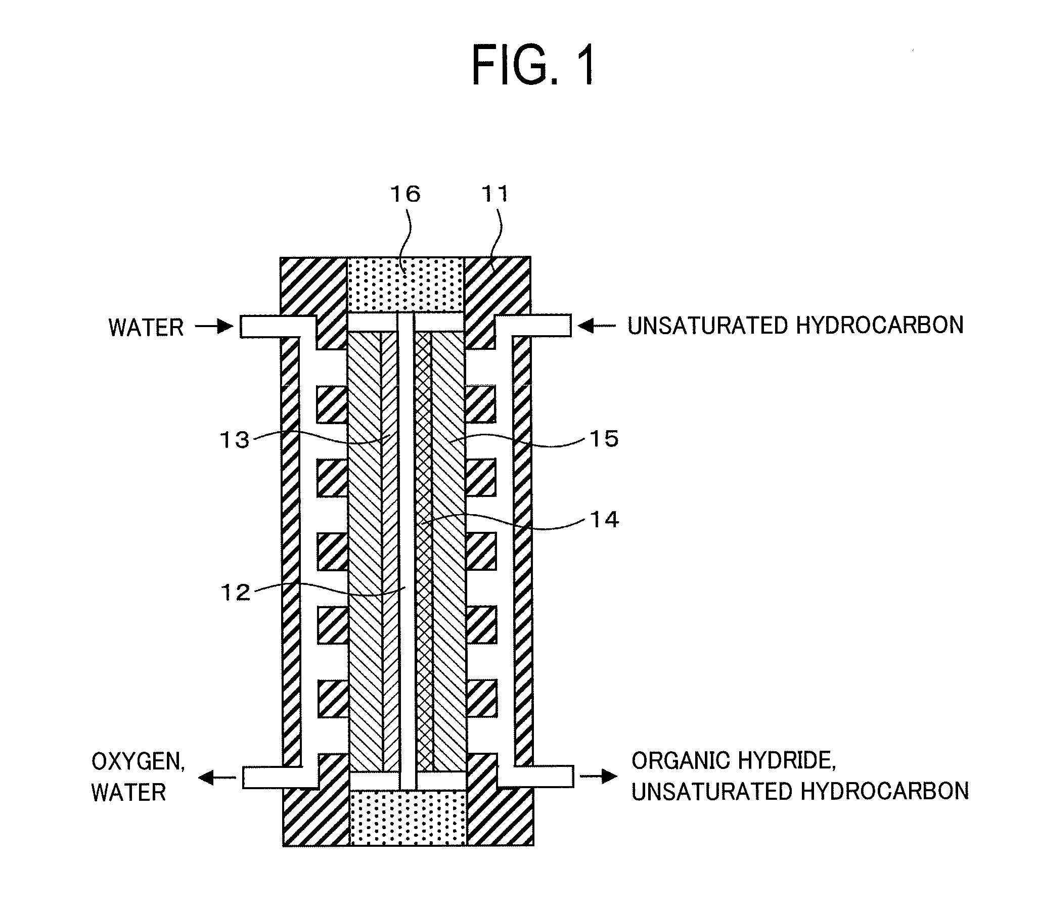 Membrane Electrode Assembly and Organic Hydride Manufacturing Device