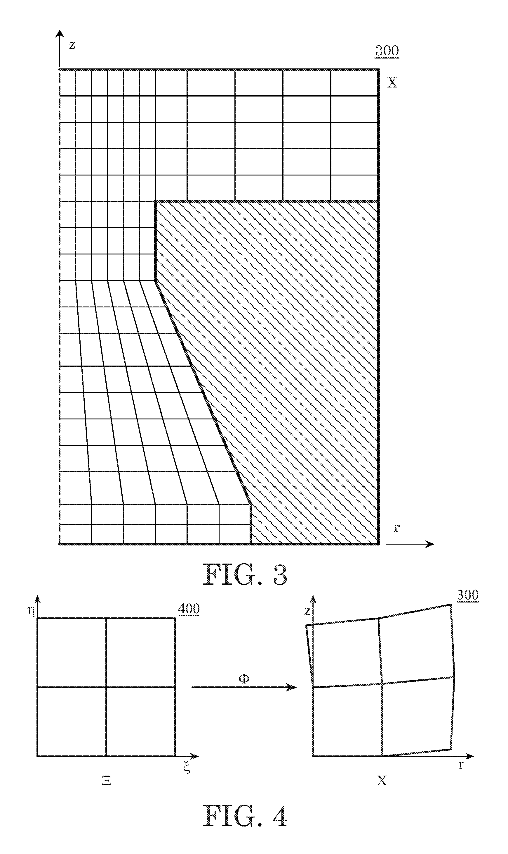 Coupled Algorithms on Quadrilateral Grids for Generalized Axi-Symmetric Viscoelastic Fluid Flows