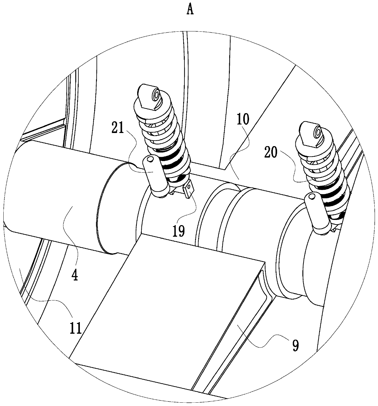 Multi-axis suspension axle assembly