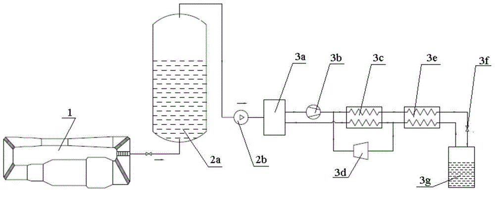 Low-temperature wind tunnel nitrogen recovery device, and recovery method