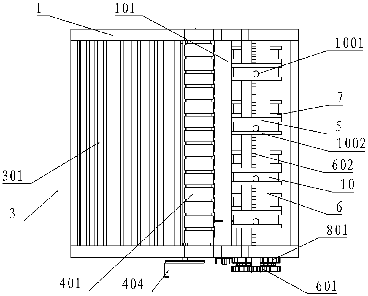 Adjustable board cutting device