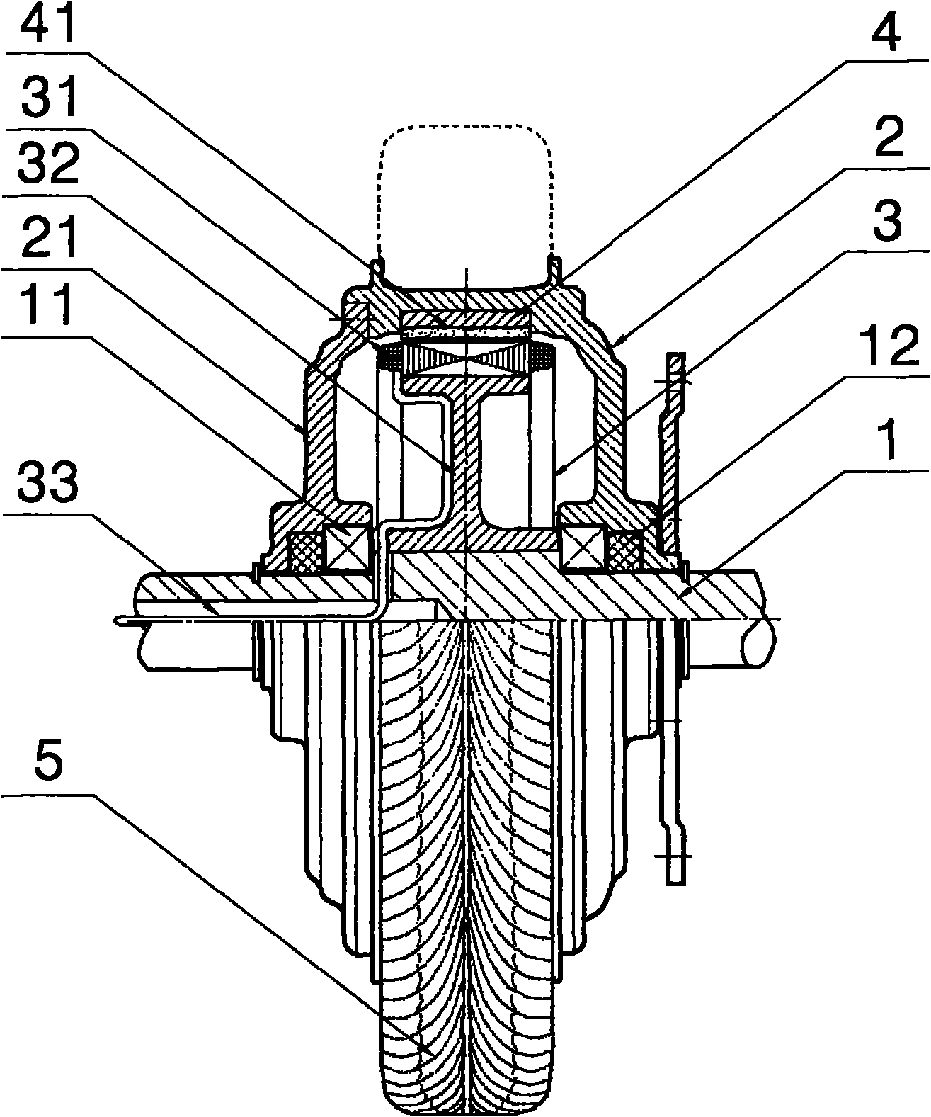 Wheel permanent-magnet generator